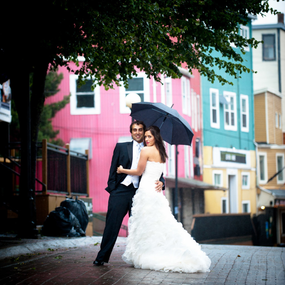 Posing on George Street for a couple rainy snaps.