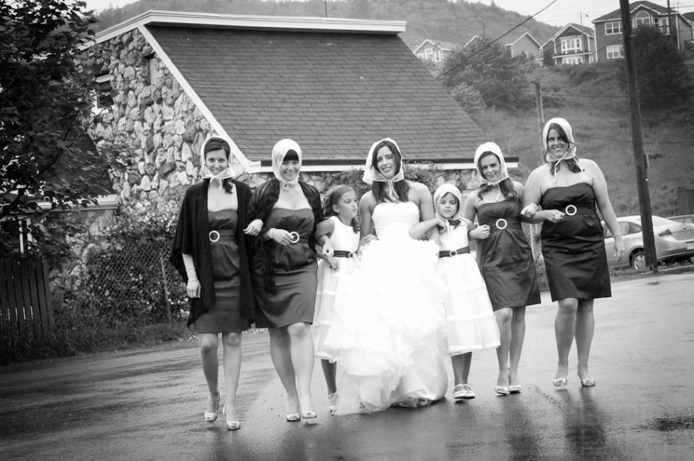 All the girls! Gotta love the hair bags.