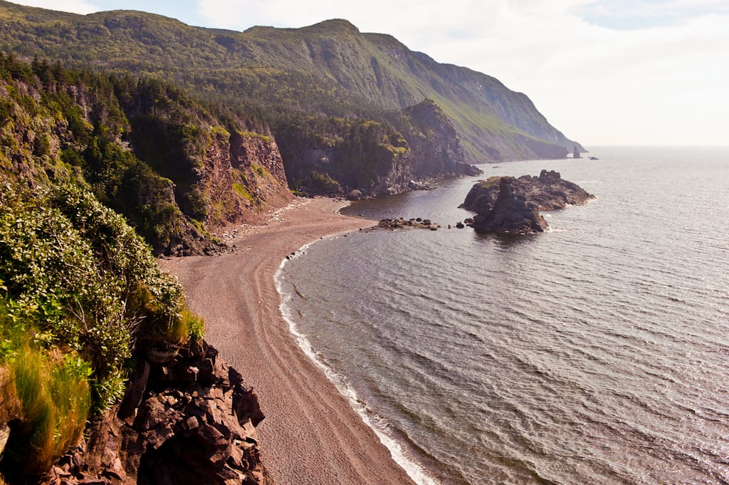 A big shot of the Green Gardens in Gros Morne National Park