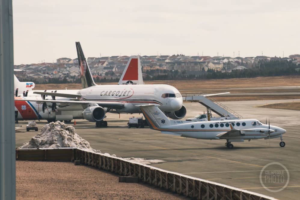 Cargojet parked up at CYYT