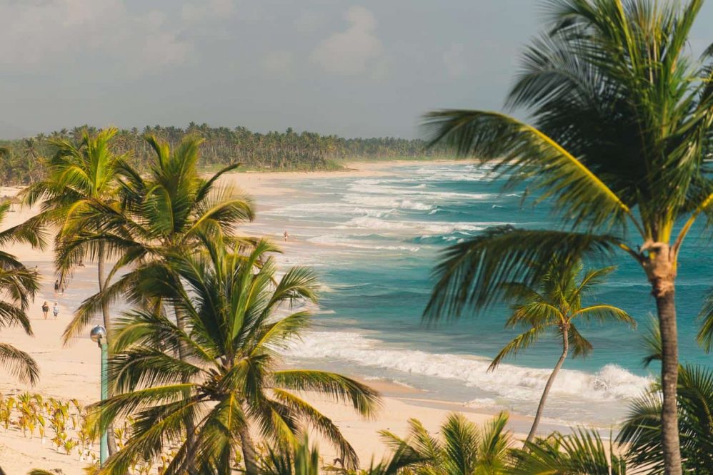 The golden beaches of Punta Cana, Dominican Republic