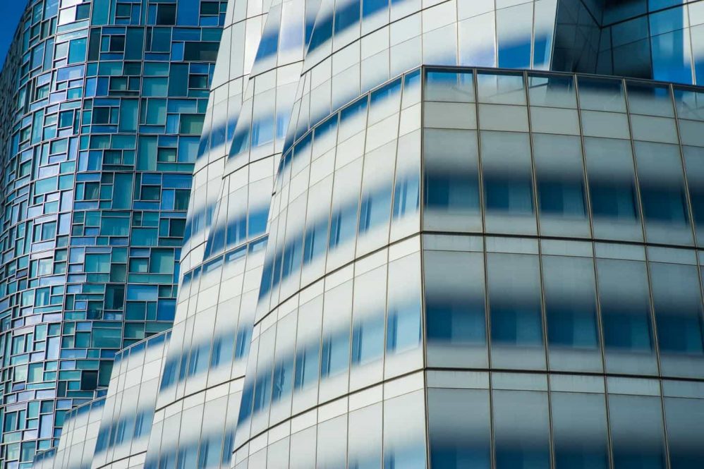 The IAC building in Manhattan