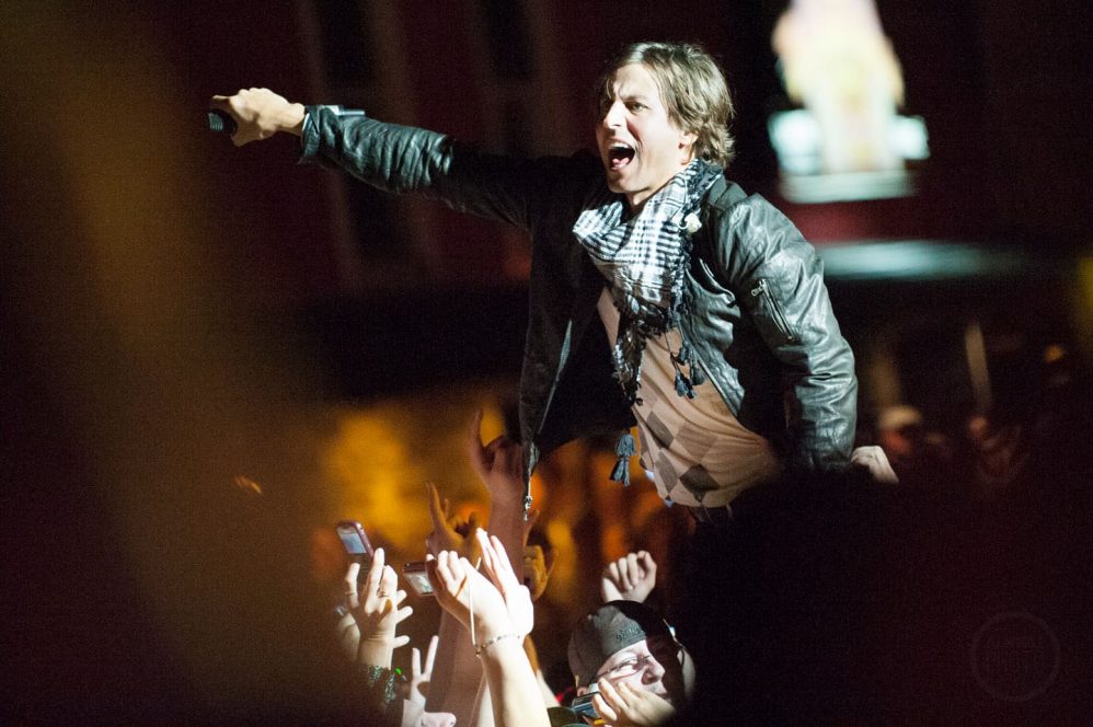 Our Lady Peace singing at George Street Festival