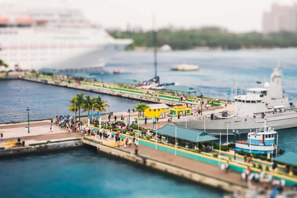 Cruise port at Nassau, Bahamas
