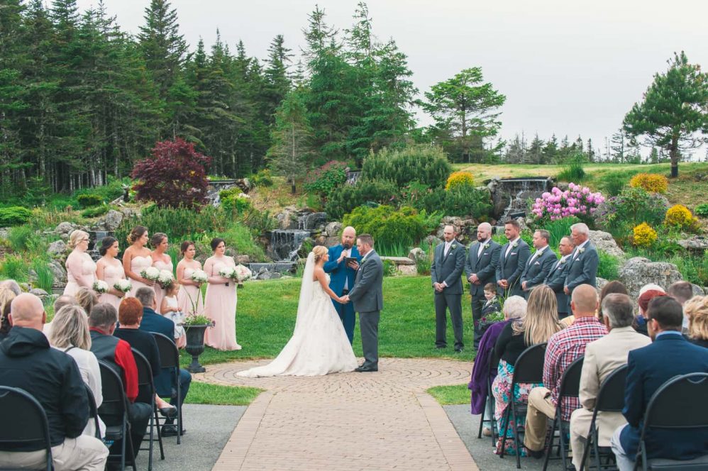 Tina and Matty had their ceremony at Glendenning. Thankfully just 20 minutes before the ceremony was set to begin, the skies let up and the rain held off for the rest of the day.