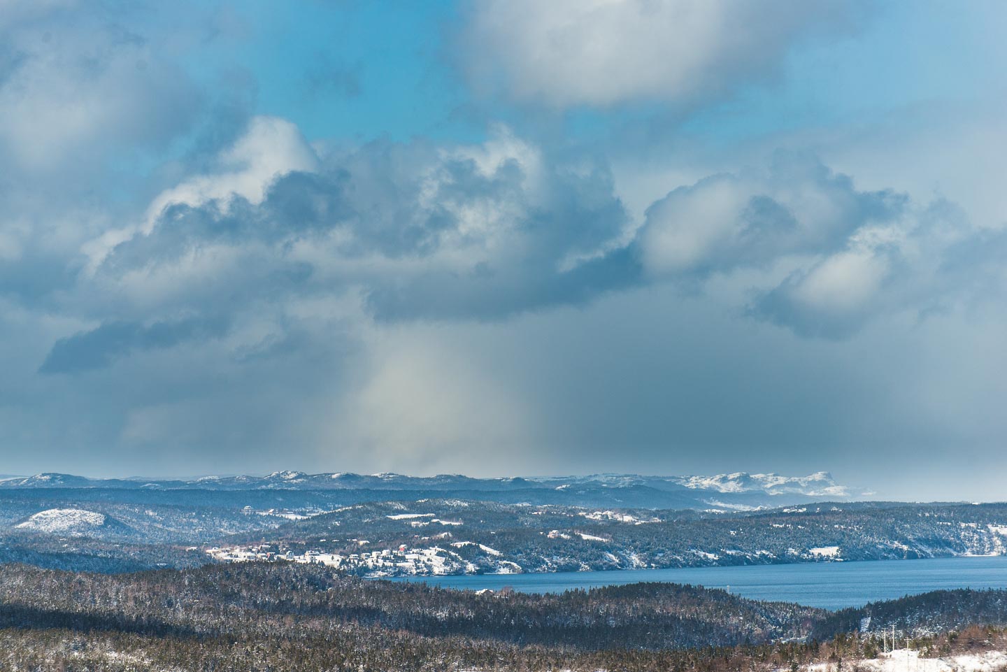 Looking out over Holyrood and the bottom of Conception Bay. I love the view of the rolling hills and water from this vantage point.